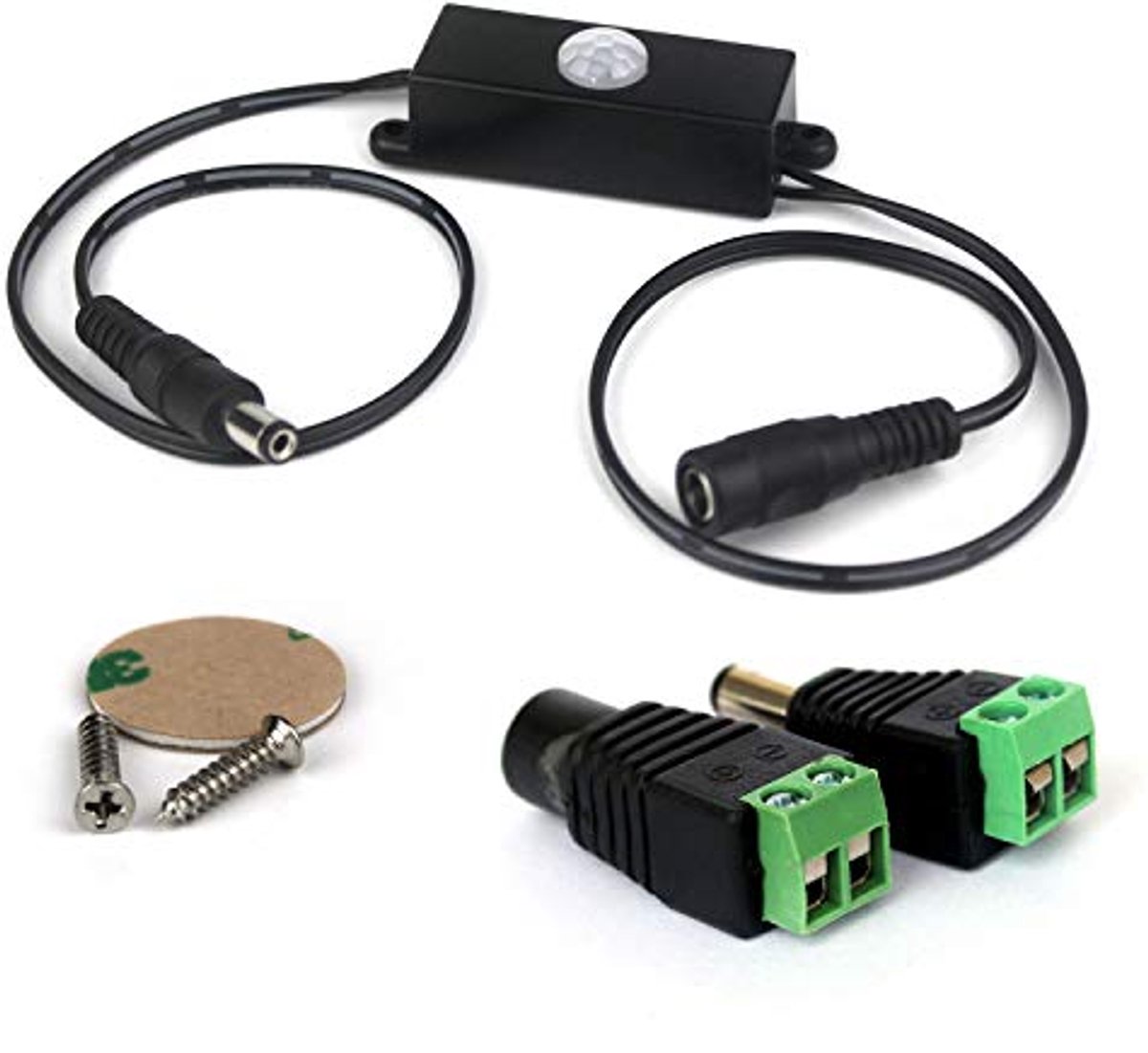 Infraroodsensor PIR 5-24V DC voor LED-strip – Detectie tot 5 meter