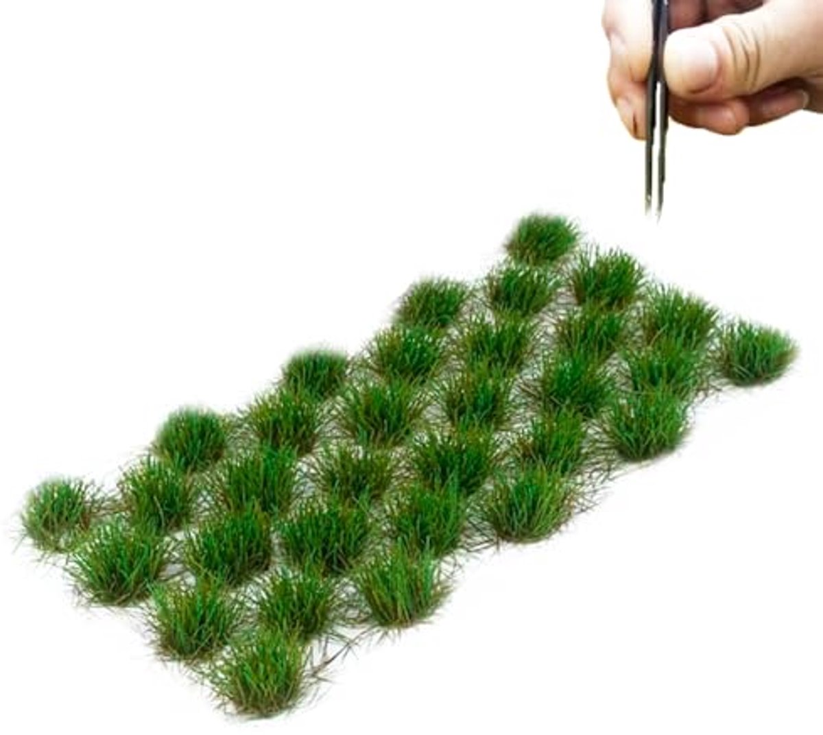 32 Stuks Statische Grasplukjes voor Modelbouw en Landschapsdecoratie
