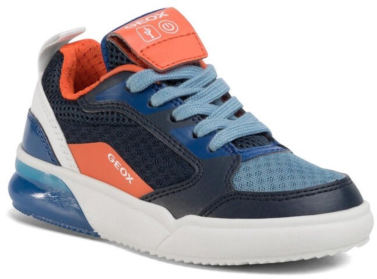 Kinderschoenen Geox Jr Grayjay Sneaker Donkerblauw 32