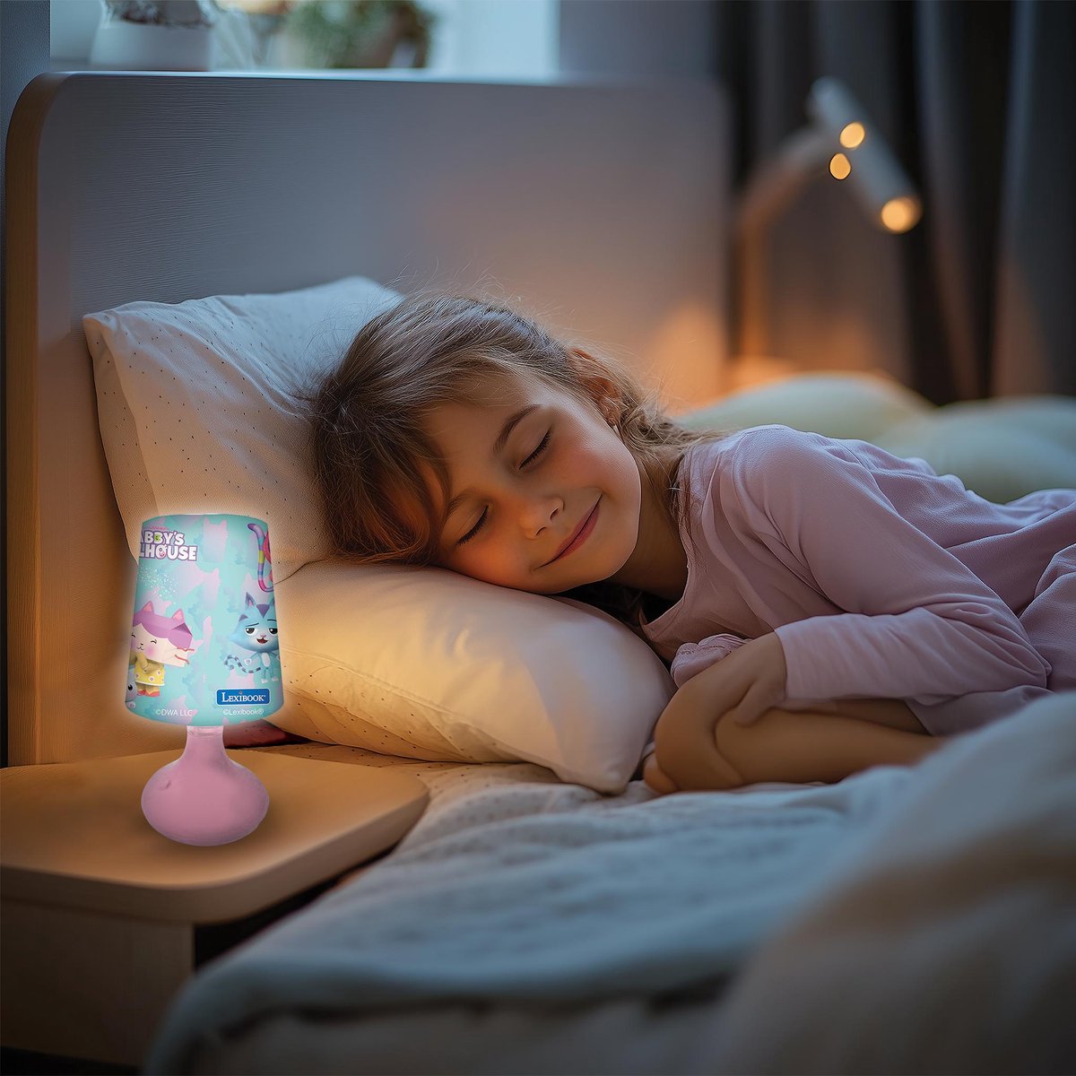 Mini lampe de chevet veilleuse sans fil Gabby et la Maison Magique