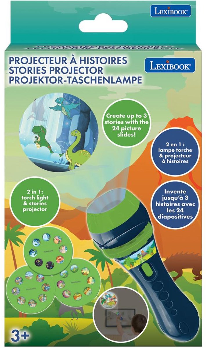 Dino Verhalen Projector met Zaklamp van Dino. — afbeelding 5