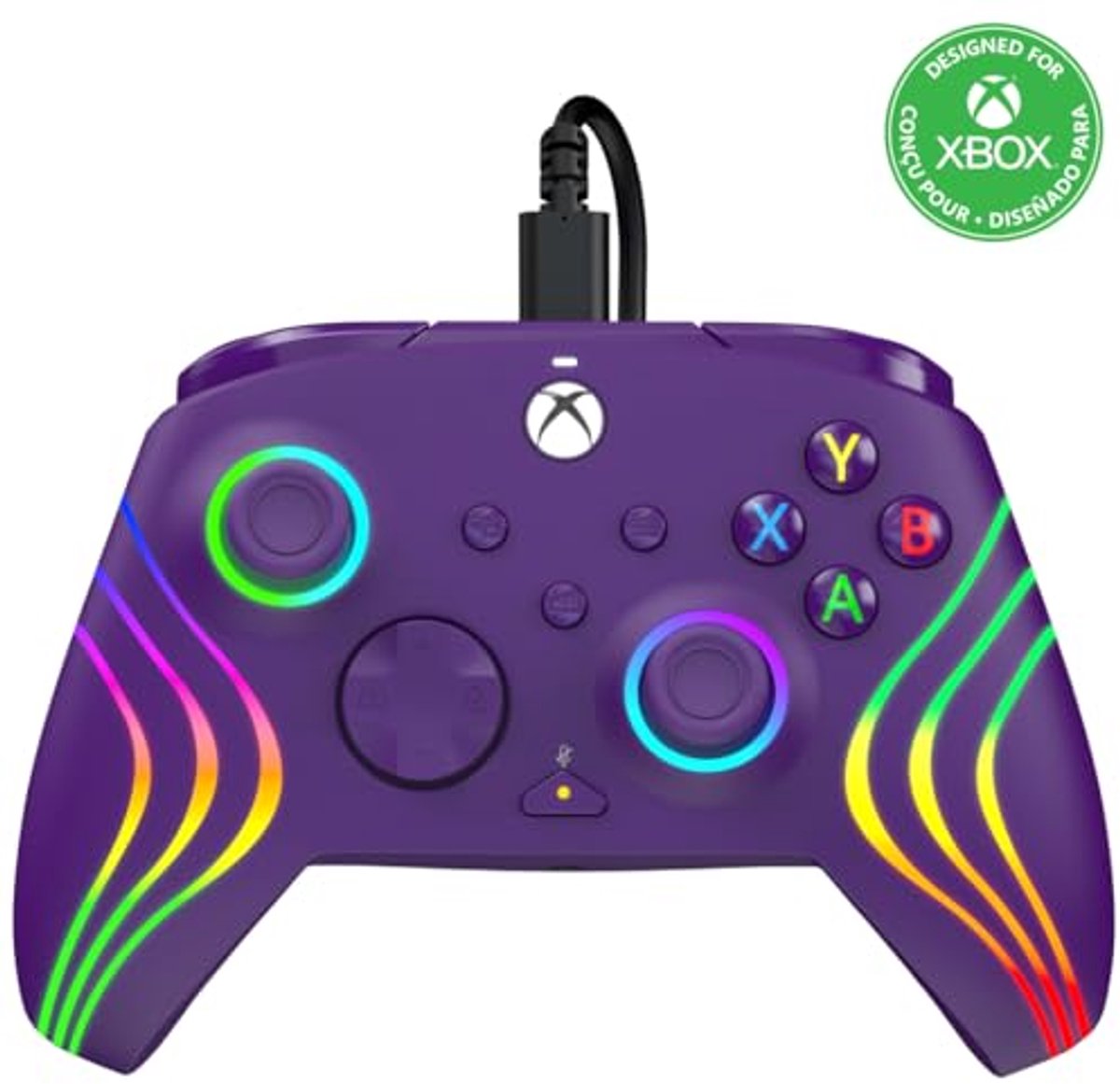 Bedrade Xbox Controller met RGB Kleuren en Programmeerbare Knoppen