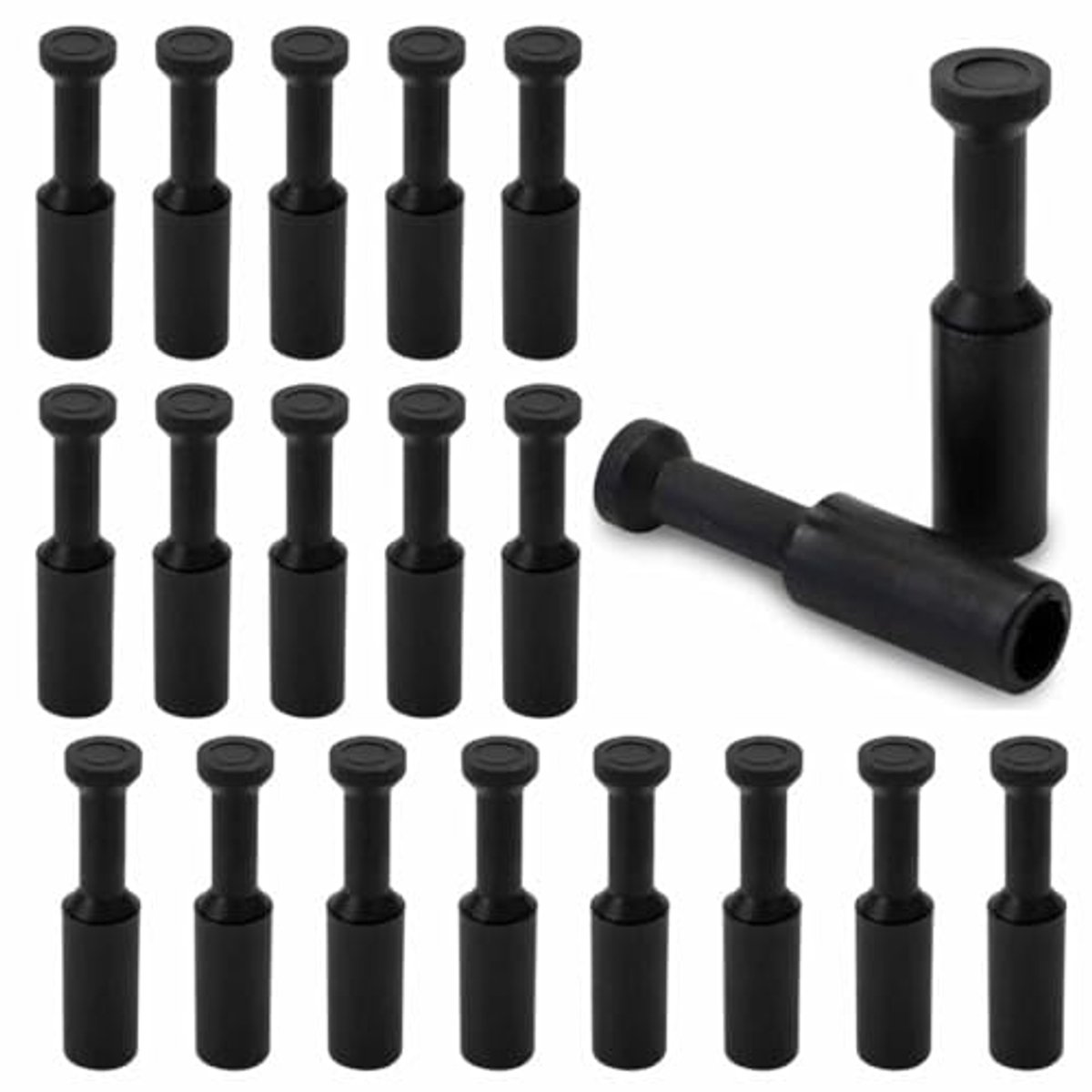 20 stuks 6 mm pneumatische blindstoppen van PBT-hars voor persluchttoepassingen