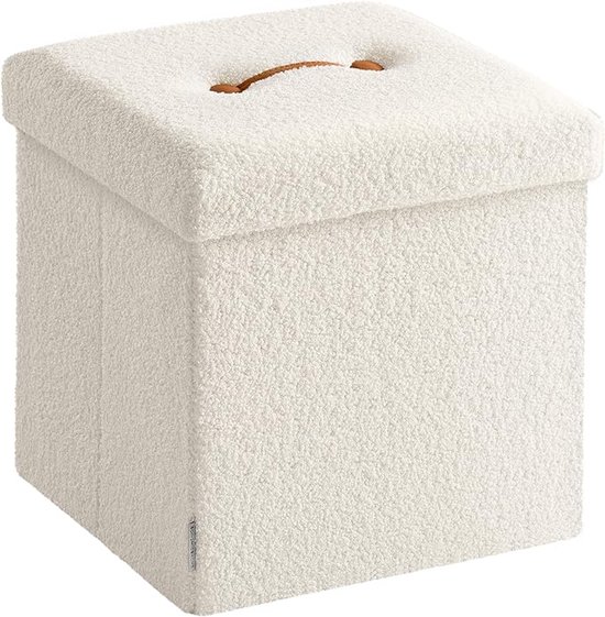Dierenkruk, Decoratieve Kruk Met Opbergruimte, Gestoffeerde Kruk, Voetenbank, Zitbank Met