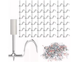 Steel en Betonnen Spijkers voor Spijkerpistool - 8 mm Ronde Spijkers - Verminderde Geluid voor Muur en Plafond - Kabelkanalen en Bevestiging (Pijp Klem Spijkers, 20 mm, 160 Stuks)
