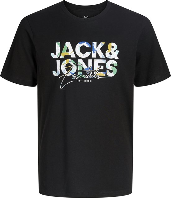 JACK&JONES - T-shirt JJGEPLAS SS à col rond pour Garçons - T-shirts