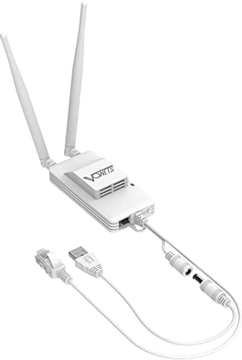 5GHz Mini WiFi Brug/Repeater/Router met Externe Antennes - Ideaal voor Industriële Toepassingen