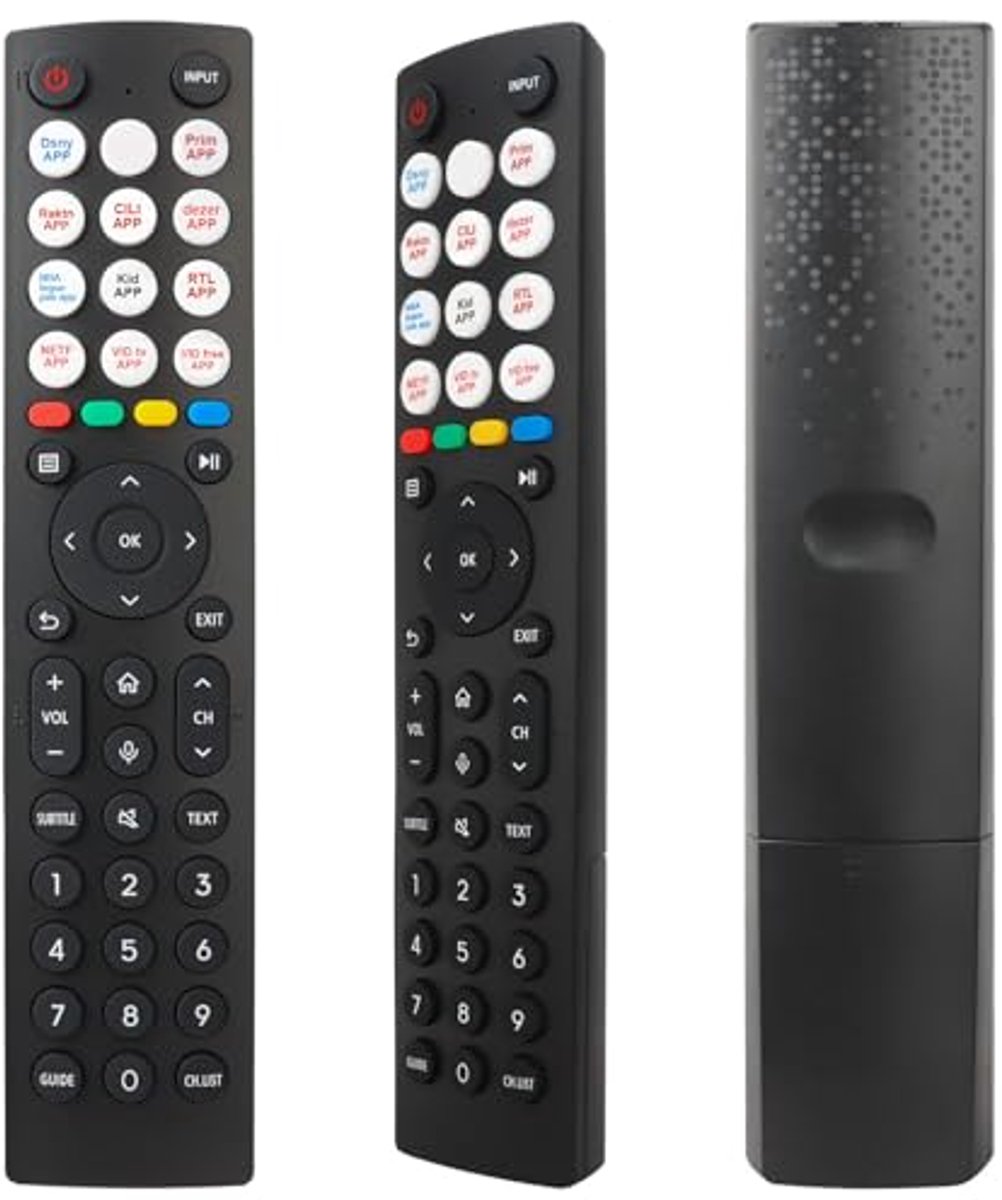 Infrarood afstandsbediening voor UHD 4K Smart TV's met sneltoetsen