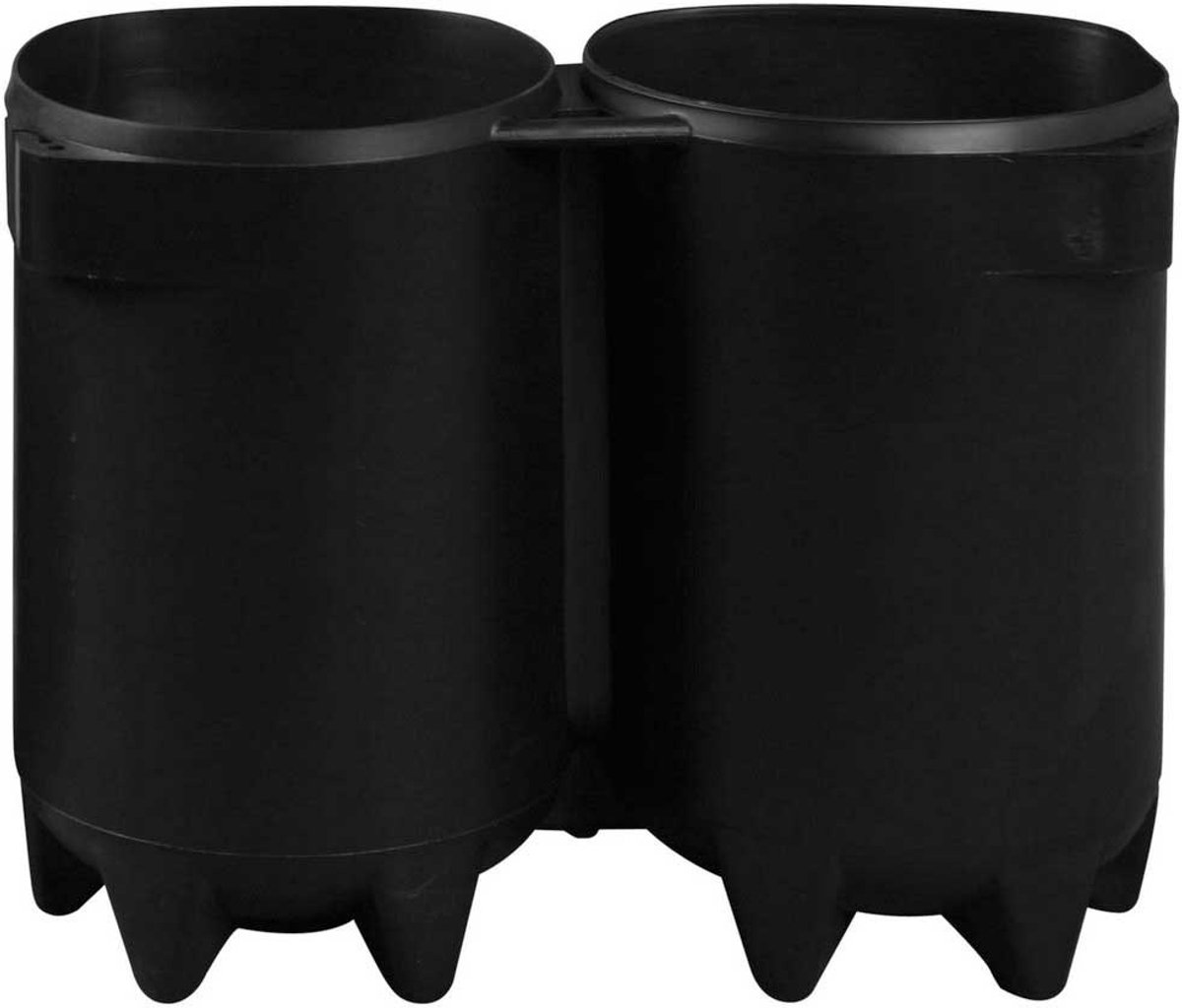 Oms Double 10/12l Tanklaars Zwart