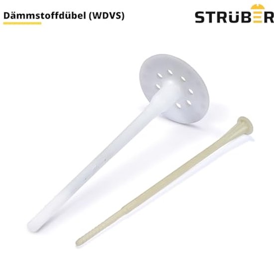 Isolatiepluggen voor WDVS (Ø 8 x 135 mm - 200 stuks) - Nylon ...