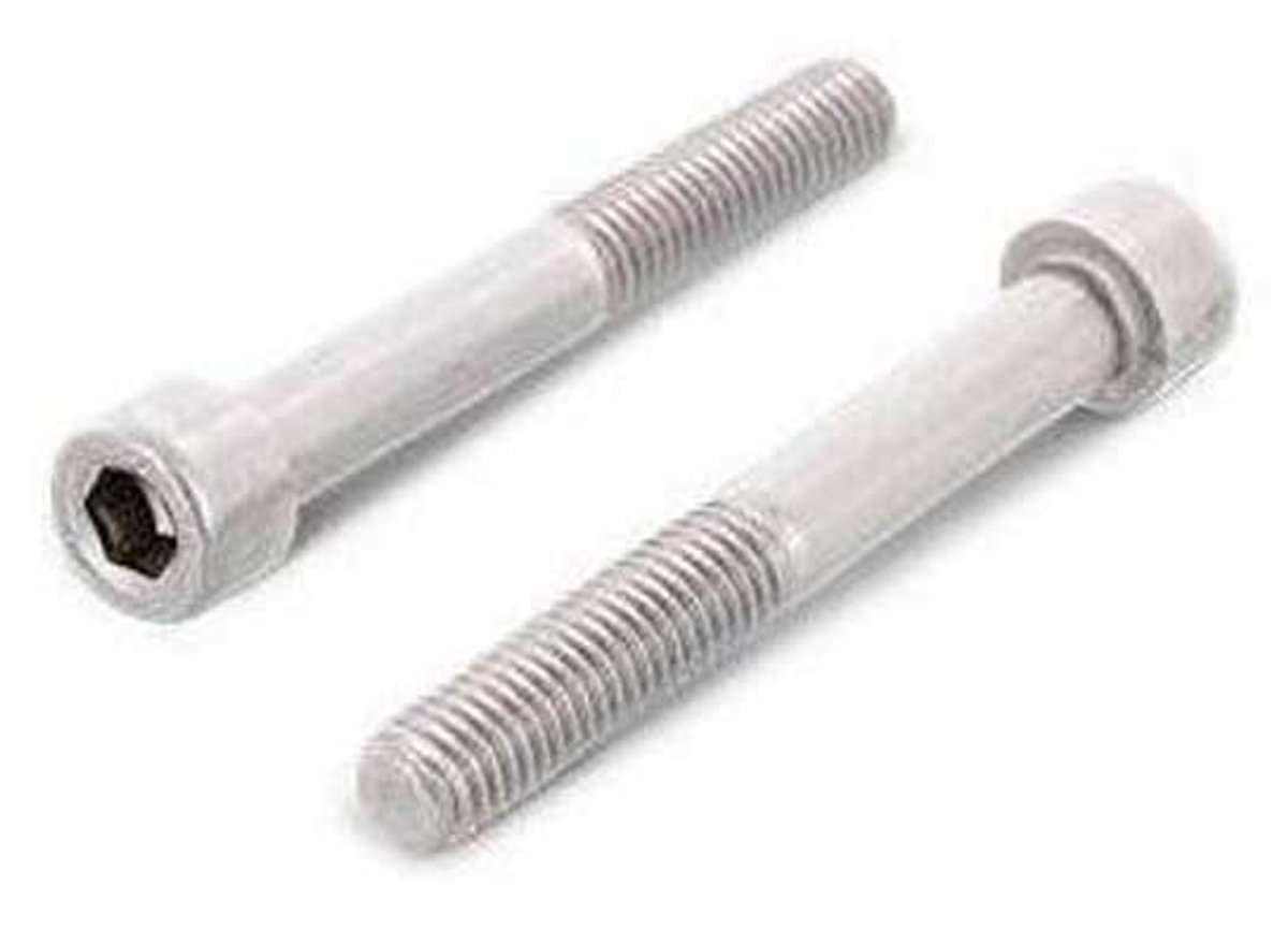 Euromarine Inbusbout Din 912 M4 8x50 Mm 10 Eenheden Zilver