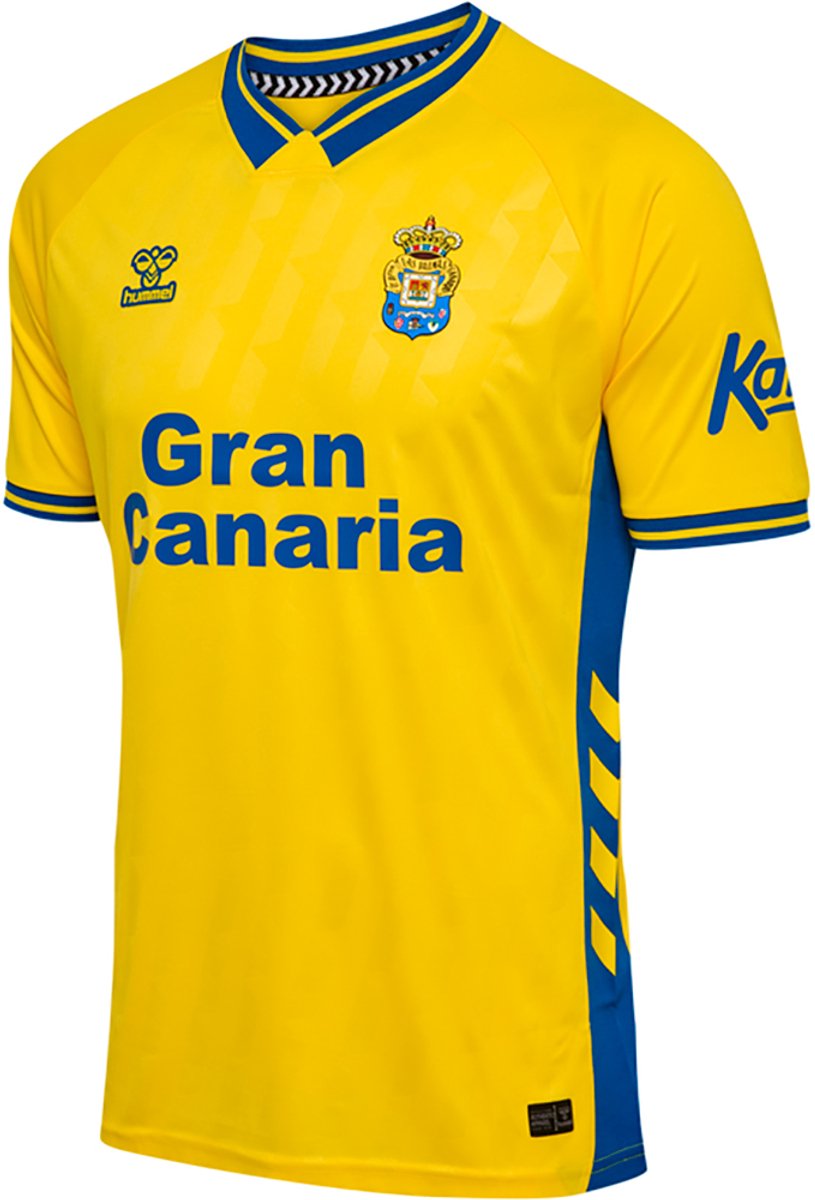 Hummel Ud Las Palmas 25/26 Thuis T-shirt Met Korte Mouwen Geel XL Man