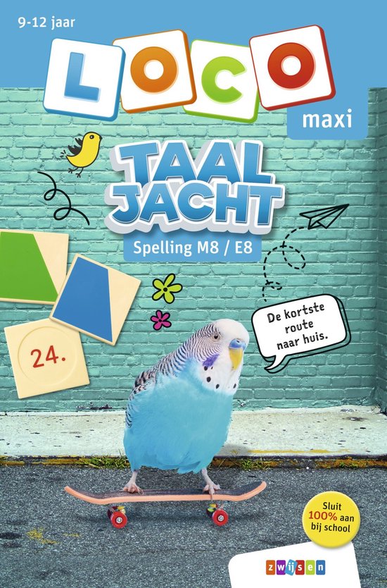 Loco Maxi Taaljacht 10-12 jaar spelling M8 / E8 - cover