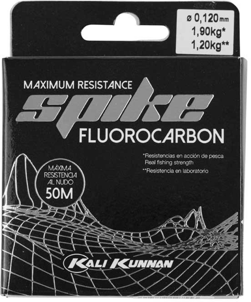 Kali Kunnan Spike Flurocarbon 50 M Transparant 0.150 mm