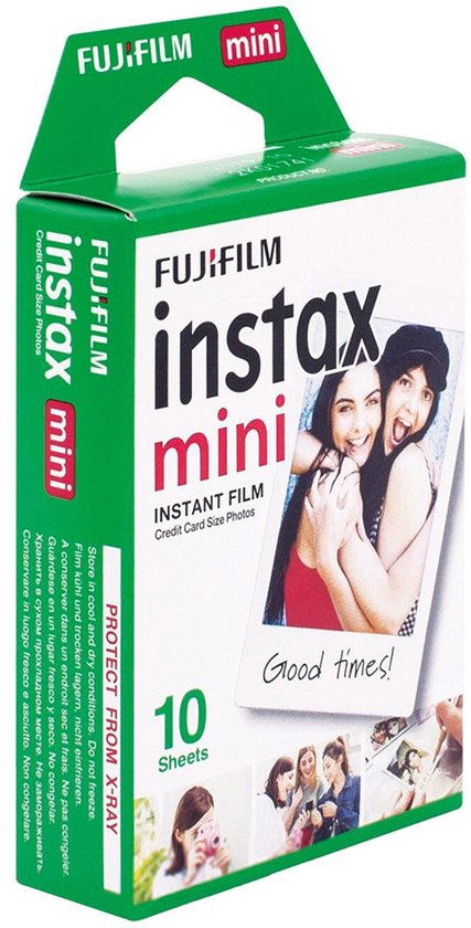 Fujifilm Instax Mini Film - Instant Fotopapier - Wit - 1 x 10 stuks
