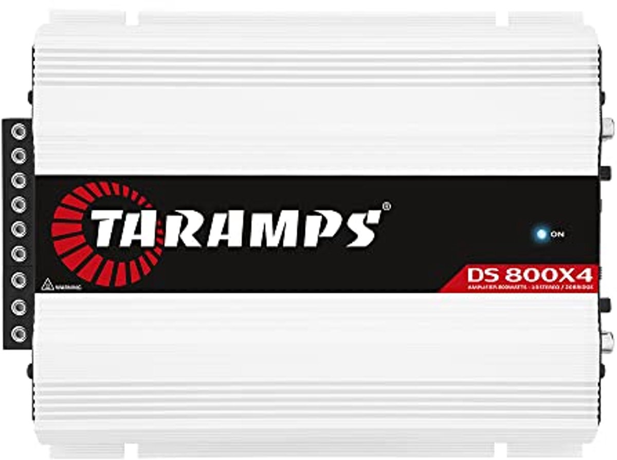 800 Watt RMS Auto Audio Versterker met 4 Kanalen