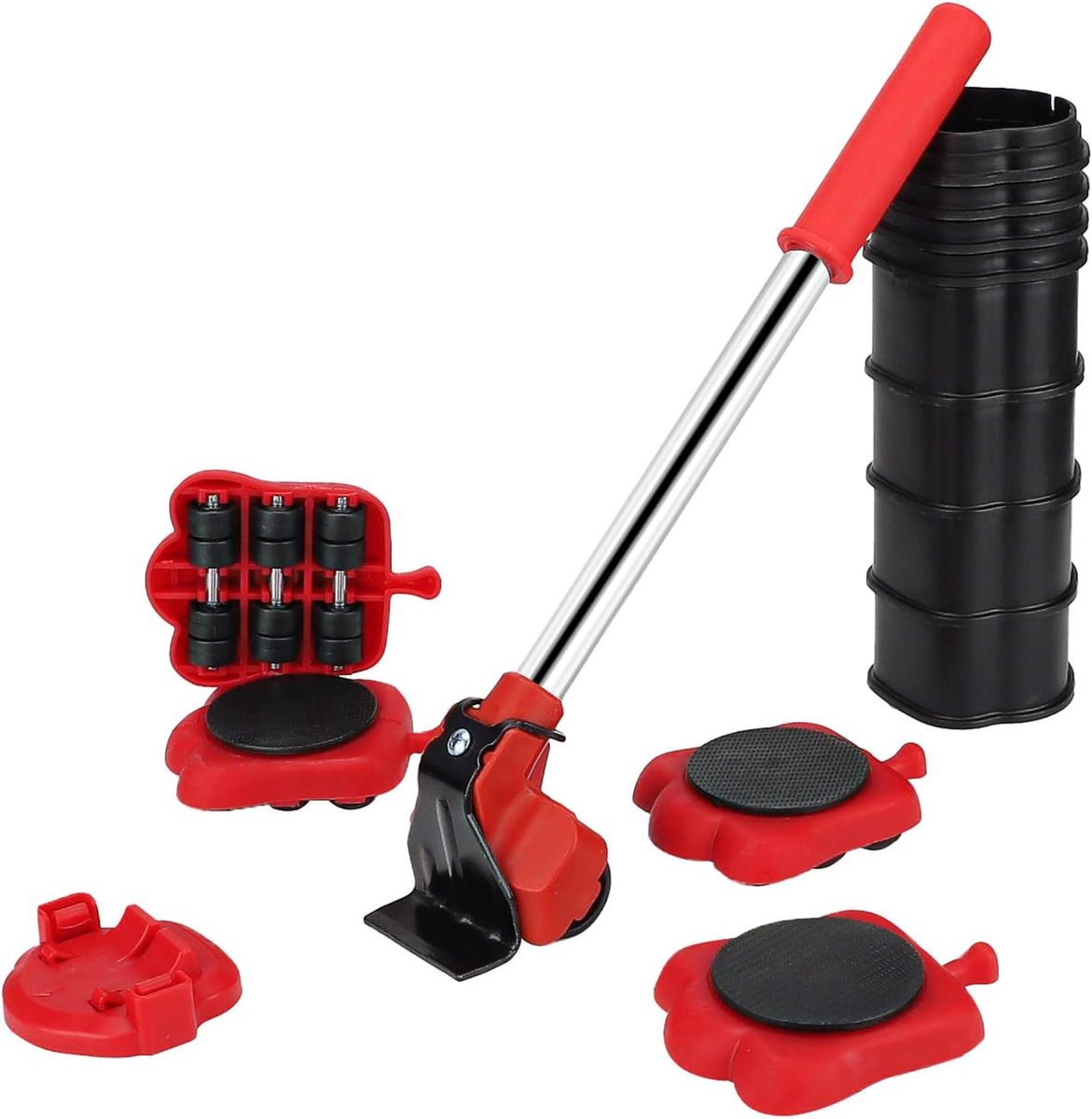 Meubellift, zware meubelverhuisset, meubelschuifsysteem, meubeltransportset, draagvermogen 150 kg per stuk