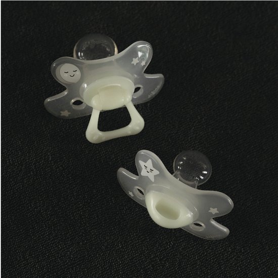 Difrax - Natural Fopspeen - 0 tot 6 Maanden - Glow in the Dark Speen - 2 st. van Difrax — afbeelding 5