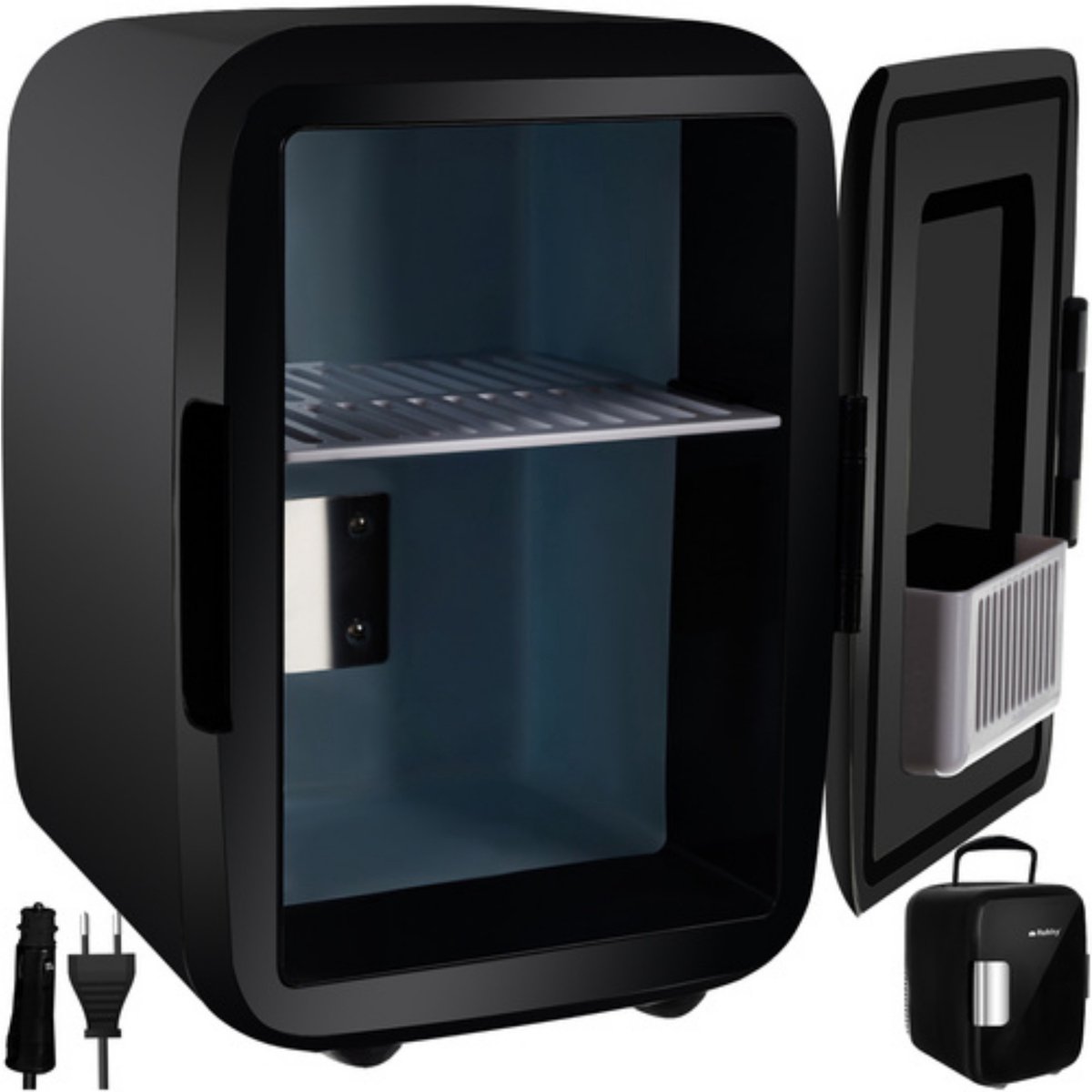 Mini Koelkast Frigobox 220/12 Volt AC/DC Make-Up Beauty Skincare/Auto/Caravan/Camping Minibar