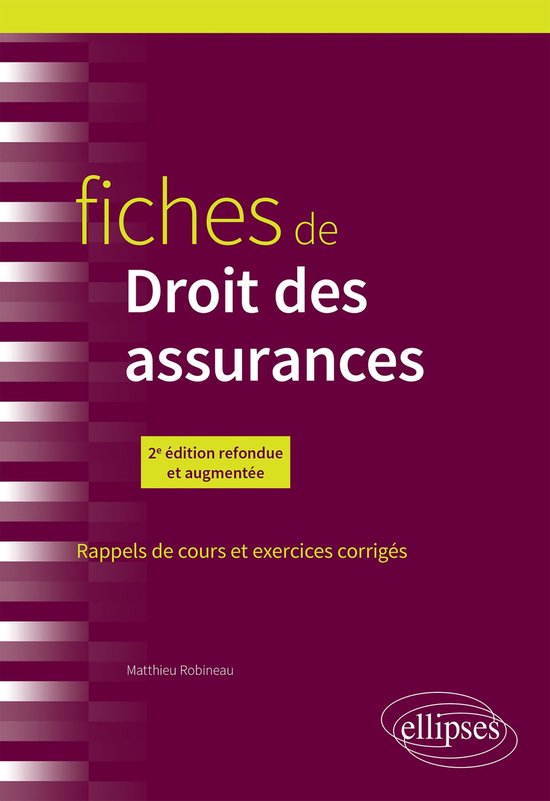 Fiches de Droit des assurances - cover