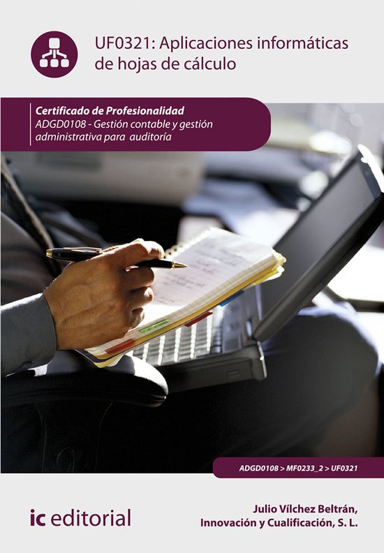 Aplicaciones informáticas de hojas de cálculo. ADGD0108 - cover