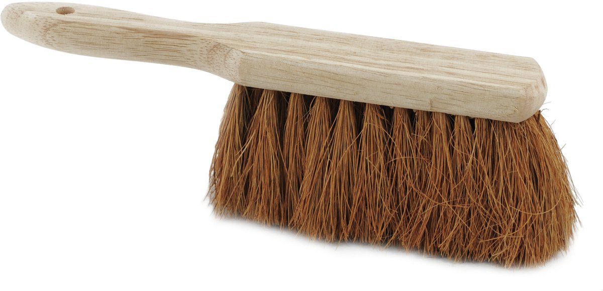 Benson Handveger stoffer van hout - kokosvezels - 28 cm - bi