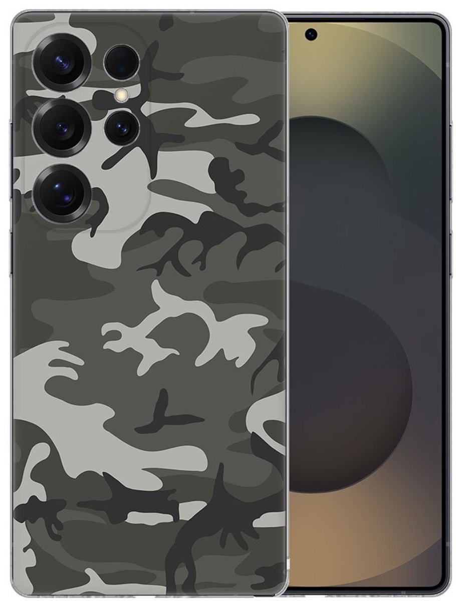 TPU Hoesje Samsung Galaxy S25 Ultra - Army Light Backcover
