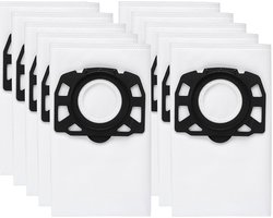 10 stuks stofopvangzak geschikt voor Kärcher WD2 Plus, WD3S WD 3 S, WD 3 V, SE4001, SE4002 - Bouwstofzuigeraccessoires - Stofzuigerzakken - stofzuiger zakken