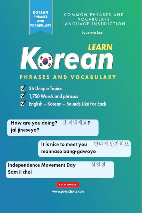 Learn Korean Phrases and Vocabulary - cover