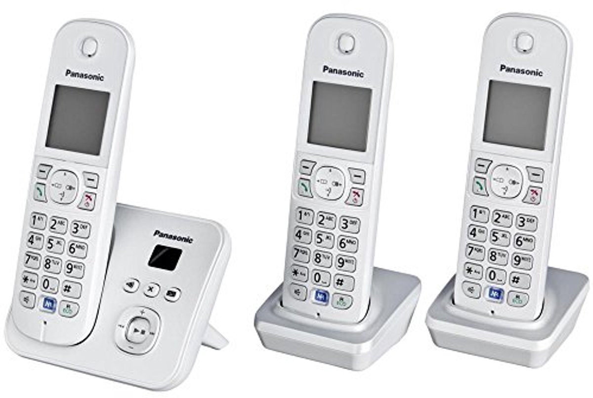 Draadloze DECT telefoon met antwoordapparaat en groot display