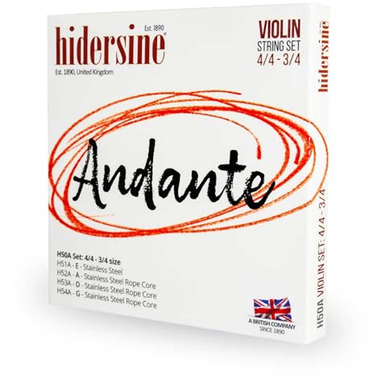 Comfortabele vioolsnaren set voor 4/4 en 3/4 formaat - Perfect voor studenten