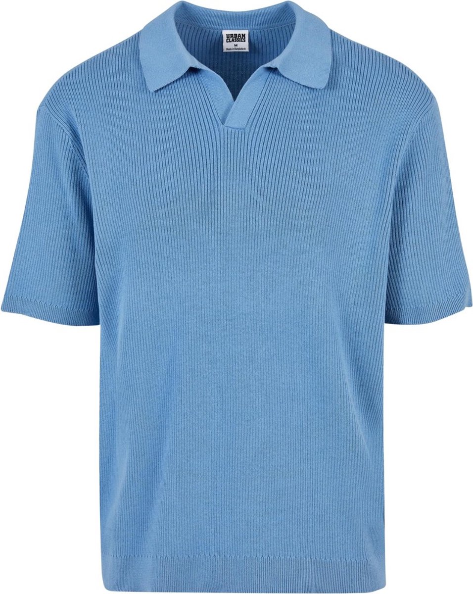 Urban Classics Ribbed Oversized Shirt XXL Blauw