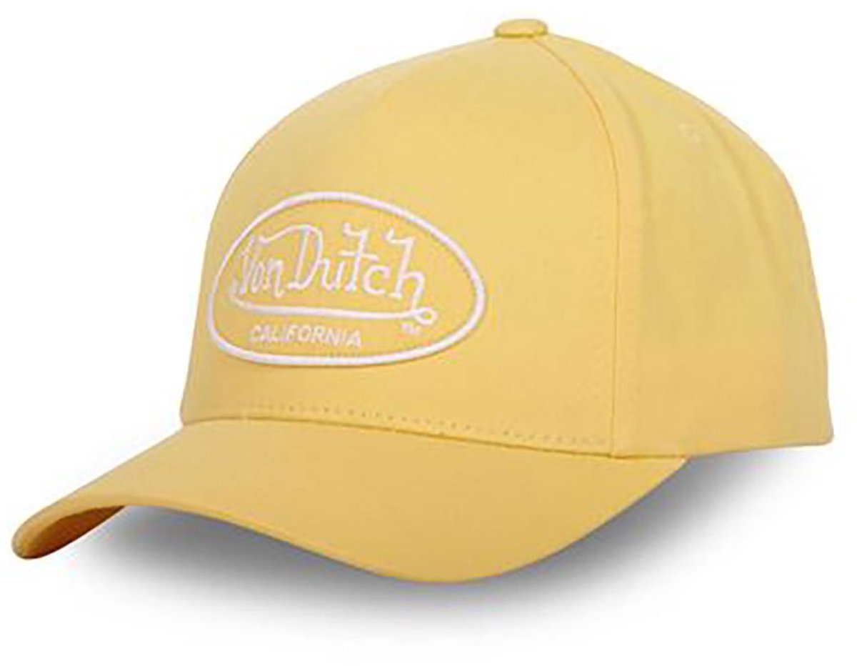 Von Dutch Strapback Baseballpet Geel Man