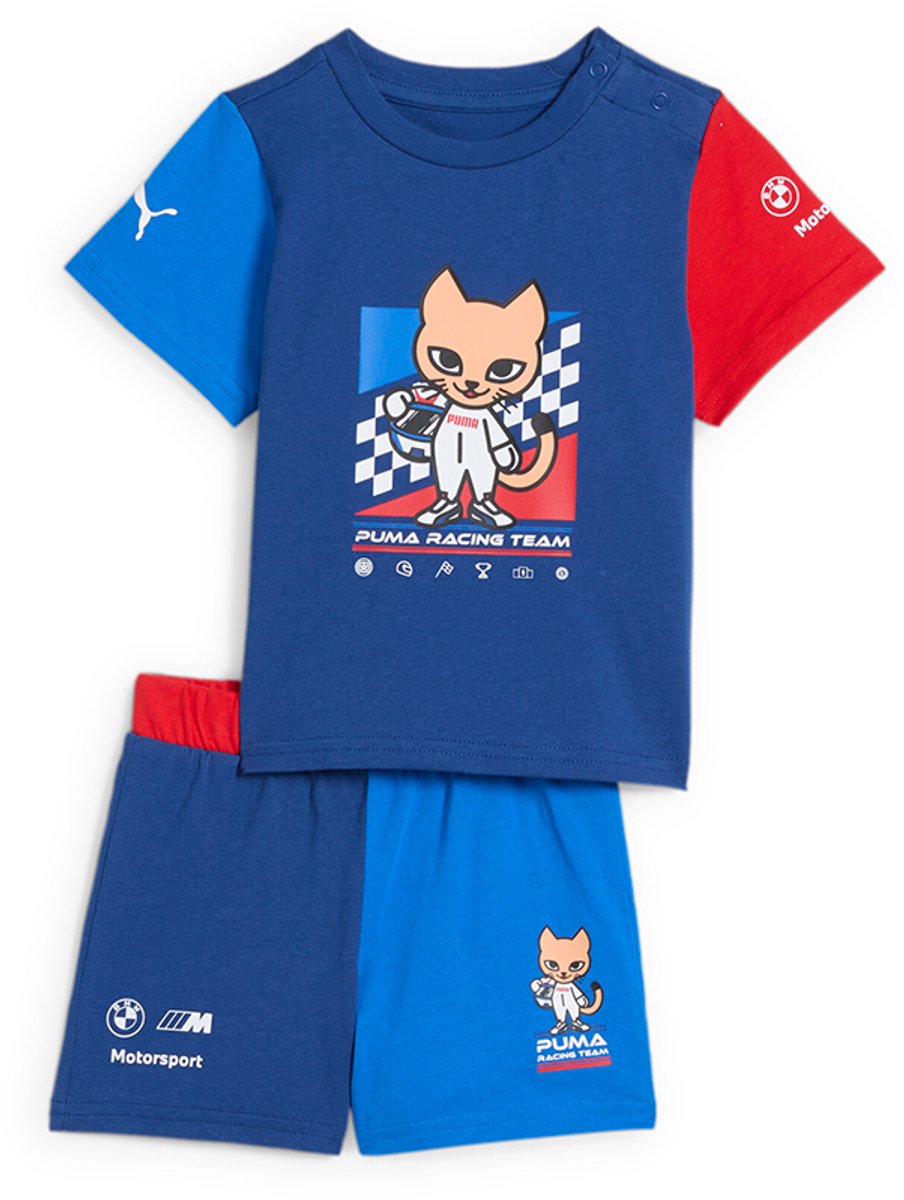 Puma Bmw Motorsport Set Blauw 12-24 Months Jongens,Meisjes
