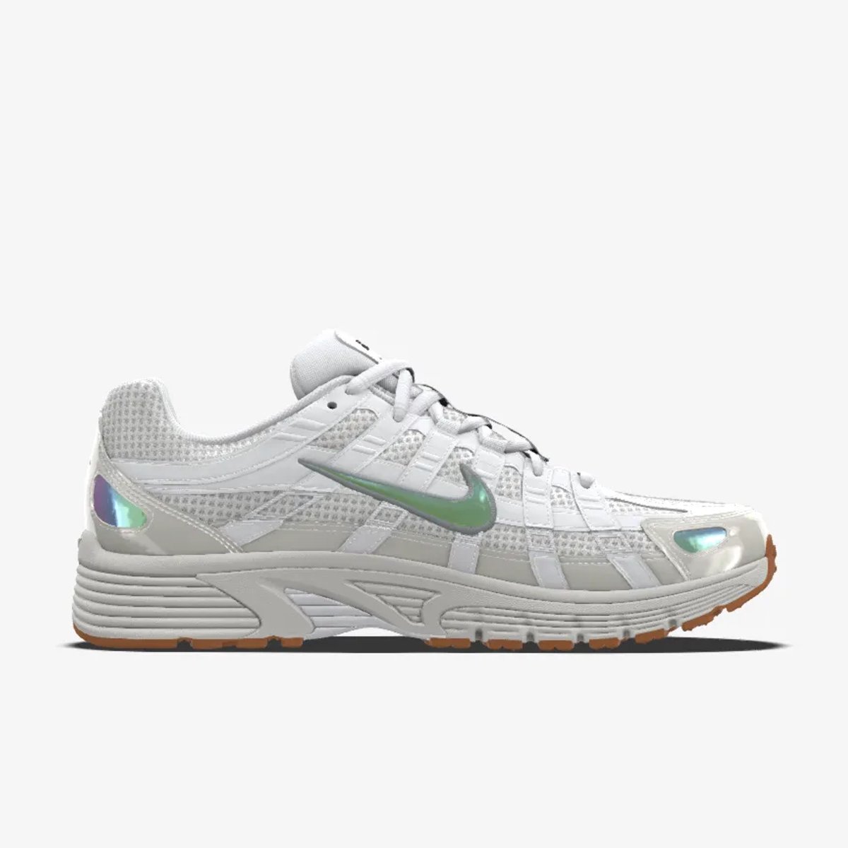 Nike P-6000 Heren Sneaker Nike By You /Reflecterend – Doos zonder deksel Wit