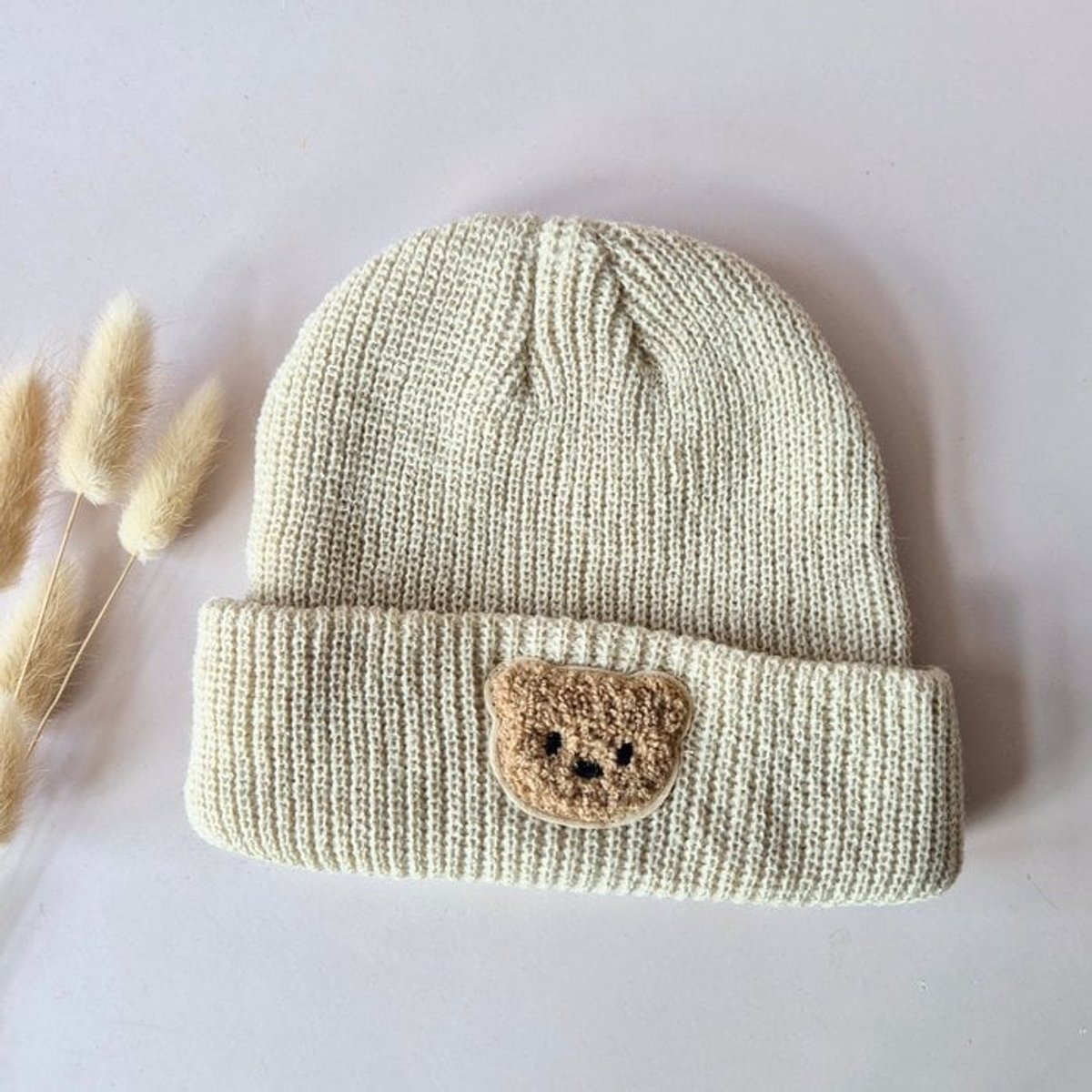 Rammelaartje - baby - kleding - wintermuts - beer