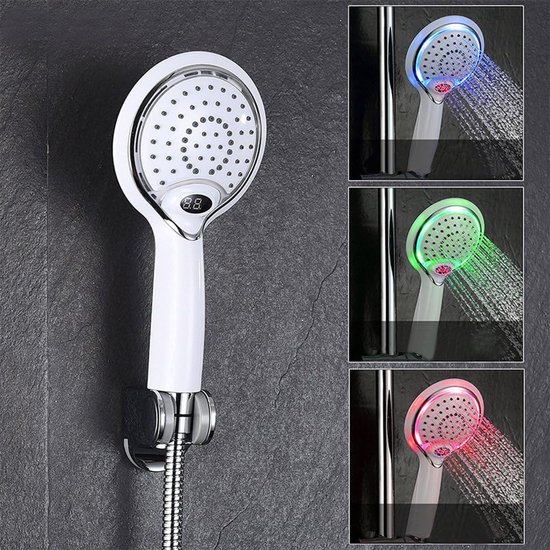 LED Douchekop Regendouche Design 20 CM - Chroom - | Specialist in watervakranen - kopen