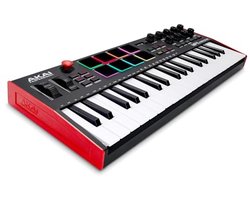 USB MIDI-controller met 37 mini-toetsen, 8 MPC-pads en sequencer voor muziekproductie