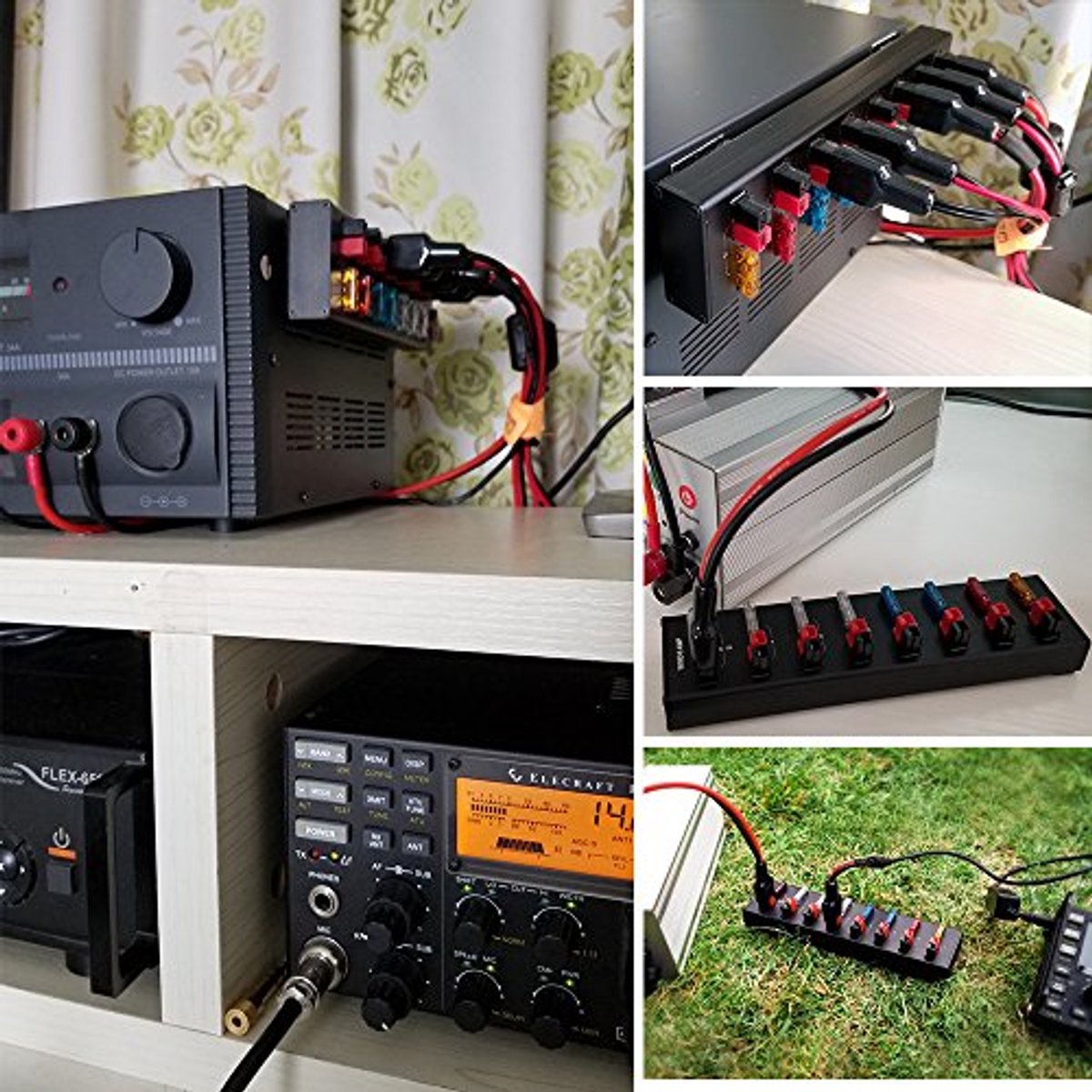 8-poort 40A Connector Power Splitter en Distributeur voor Radio's en Accessoires