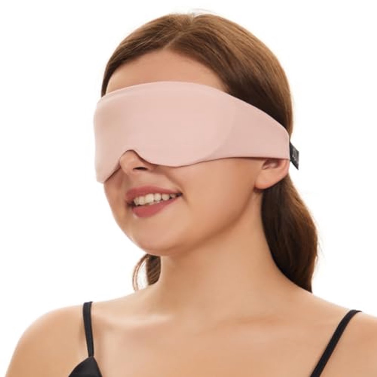 Slaapmasker voor Zijslaapers - 100% Verduisterend, Zachte Oogschaduw en Comfortabele Hoofdband voor Mannen en Vrouwen
