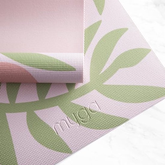 Antislip Yogamat voor Yoga, Pilates en Fitness - 6 mm Dikte, Lichtgewicht en Reismatig — afbeelding 4