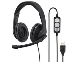 PC-Office-headset HS-USB300, stereo, zwart