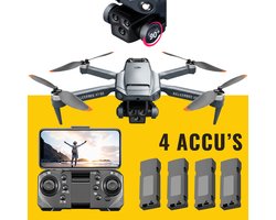 Killerbee X1 SE Sky Predator - Drone met dubbele camera - 4 batterijen 52 min vliegtijd - brushless motoren en obstakelontwijking - geschikt voor kinderen en volwassenen