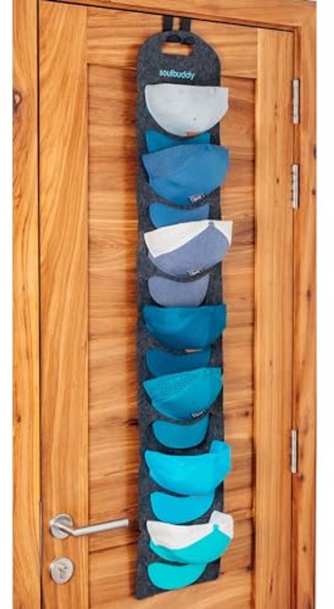 Hanging Cap Holder for 7 Caps - Stylish Storage Solution for Baseball Caps and Headgear