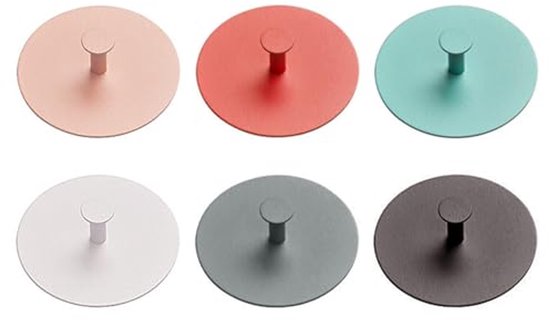 Remember Wandhaken Fuchsia, (4er Set), perfekt für die Küche, das Bad