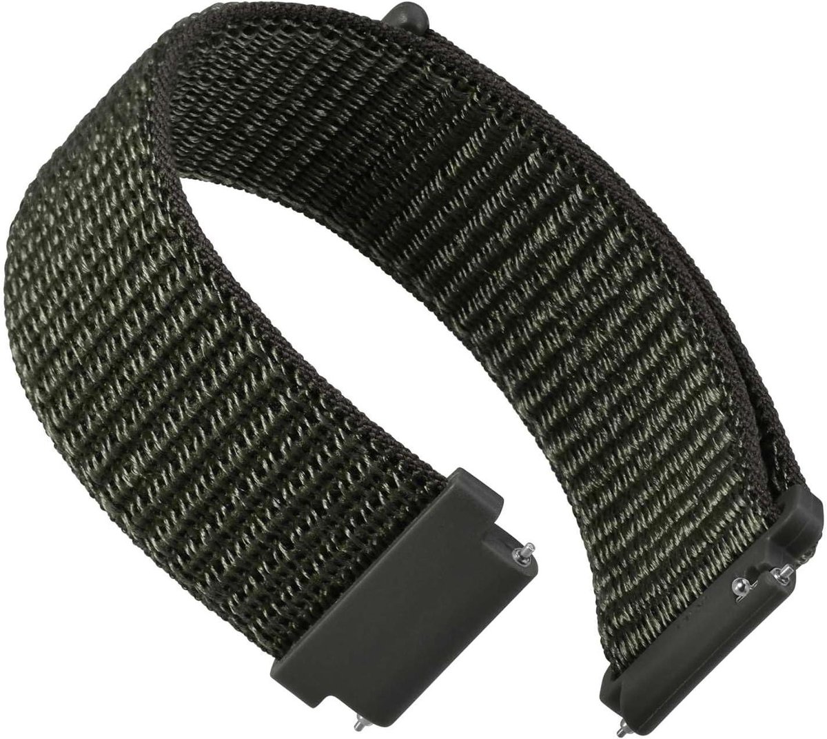 Verstelbare Nylon Sport Horlogeband met Haak en Lus Sluiting - Comfortabele Bandbreedte 18mm 20mm 22mm