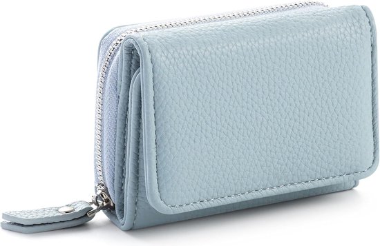 Catwalk Collection Handbags - Kleine Leren Portemonnee voor Dames