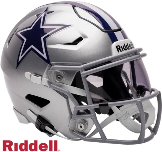 Casque Replica Riddell Speedflex Midi NFL, taille moyenne, Dallas Cowboys