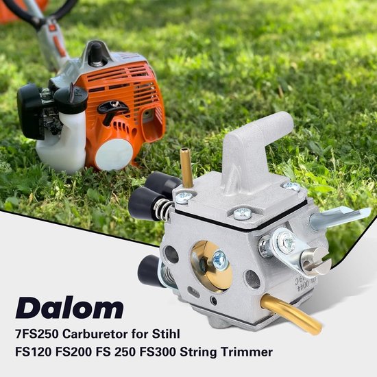Carburateur voor STIHL FS120 FS200 FS250 FS300 Grastrimmer, Bosmaaier Onderdelen FS250 Carburateurset van Stihl — afbeelding 2