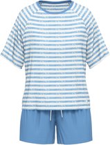 Tom Tailor Pyjama korte broek - 622 - maat 46 (46) - Dames Volwassenen - 100% katoen- 60228-4009-622-46